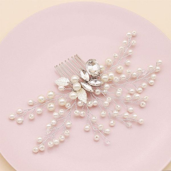 qyy bridal handmade crystal pearls hair combs fashion wedding hair jewelry hair pins for women accessories bride bbyjrd lipper, Silver
qyy bridal handmade crystal pearls hair combs fashion wedding hair jewelry hair pins for women accessories bride bbyjrd lipper, Silver
