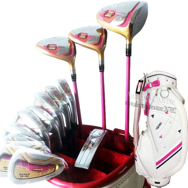 new womens 4star golf clubs honma s-06 clubs complete sets golf set drive fairway wood irons putter graphite golf shaft and bag
new womens 4star golf clubs honma s-06 clubs complete sets golf set drive fairway wood irons putter graphite golf shaft and bag