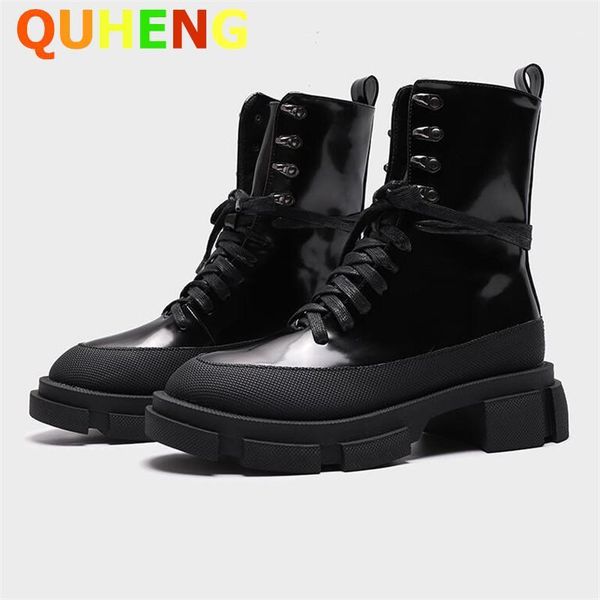 boots women fashion round head platform patchwork leather casual wild ladies ankle 2021 autumn winte 1, Black
boots women fashion round head platform patchwork leather casual wild ladies ankle 2021 autumn winte 1, Black