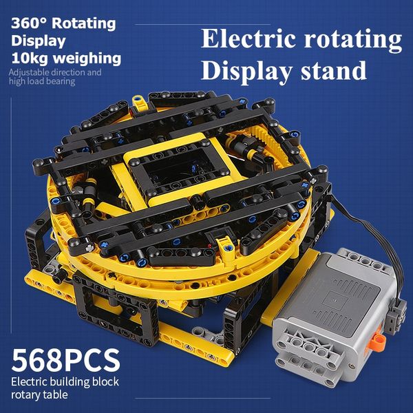 2020 new in stock technic motorised display turntable moc-22252 electric rotating compatible with building block brick toys gift
2020 new in stock technic motorised display turntable moc-22252 electric rotating compatible with building block brick toys gift