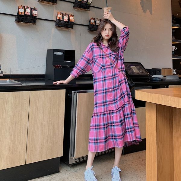autumn korean shirt dress fishtail skirtgirl plaid long sleeve fishtail skirt blouse dress long 2020 new skirt ydd3w, Black;gray
autumn korean shirt dress fishtail skirtgirl plaid long sleeve fishtail skirt blouse dress long 2020 new skirt ydd3w, Black;gray