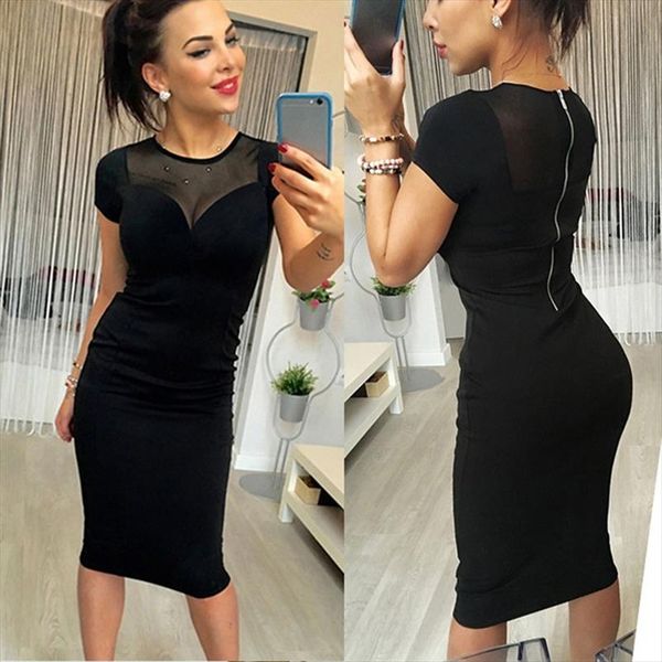low cut lace pactwork dress summer women slim sheath dress ol style pencil back zipper vestidos sale, Black;gray
low cut lace pactwork dress summer women slim sheath dress ol style pencil back zipper vestidos sale, Black;gray