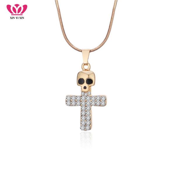 gold skull necklaces cross crystal skeleton choker men women rhinestone cross pendants necklace fashion jewelry gifts wholesale, Silver
gold skull necklaces cross crystal skeleton choker men women rhinestone cross pendants necklace fashion jewelry gifts wholesale, Silver