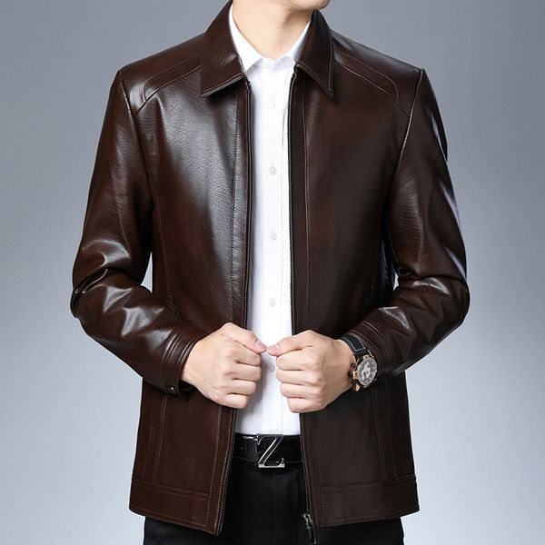 2020 new youth coat pocket slim korean pu jacket handsome men's leather 1755, Black;brown
2020 new youth coat pocket slim korean pu jacket handsome men's leather 1755, Black;brown