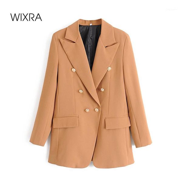 wixra women's blazer jacket spring autumn casual double breasted notched collar long sleeve coat elegant outerwear1, White;black
wixra women's blazer jacket spring autumn casual double breasted notched collar long sleeve coat elegant outerwear1, White;black