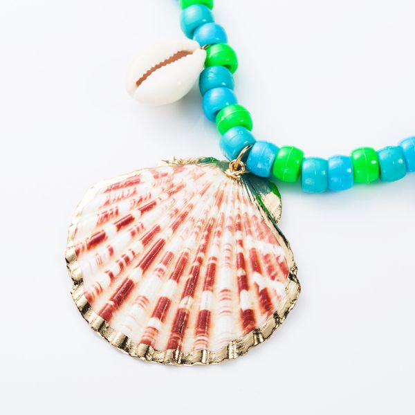 accessories natural stone shell resin beads necklace female shell pendant bohemian national style choker, Silver
accessories natural stone shell resin beads necklace female shell pendant bohemian national style choker, Silver