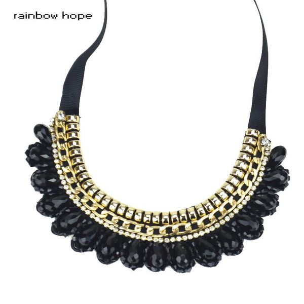 trendy women statement necklace & three color optional water droplets handmade collar necklace & elegant style dress accessories, Golden;silver
trendy women statement necklace & three color optional water droplets handmade collar necklace & elegant style dress accessories, Golden;silver