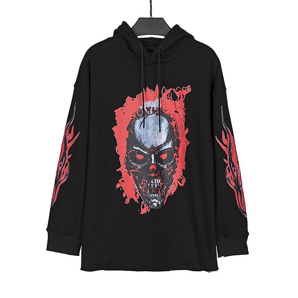 2022 new fashion designer skull with v mens hoodie men women couples pullover sweatshirt youth streetwear hip hop long sleeve hoodies size s, Black
2022 new fashion designer skull with v mens hoodie men women couples pullover sweatshirt youth streetwear hip hop long sleeve hoodies size s, Black