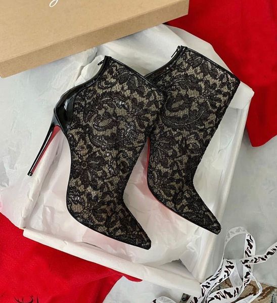 fashion winter brands so kate booty women's red bottom ankle boots lady pointed toe lady booties high heels party wedding dress eu35-43, Black
fashion winter brands so kate booty women's red bottom ankle boots lady pointed toe lady booties high heels party wedding dress eu35-43, Black