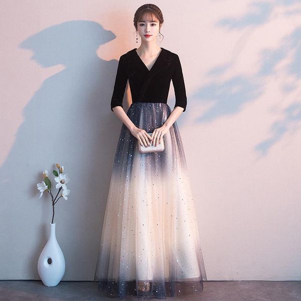 2020 sale halter celebrity dresses evening dress evening dress women 2020 new fairy fantasy chorus party star sky gradient net1, Black
2020 sale halter celebrity dresses evening dress evening dress women 2020 new fairy fantasy chorus party star sky gradient net1, Black