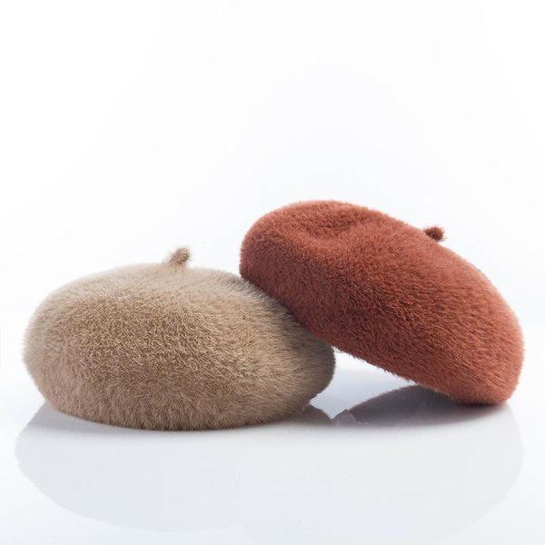 berets winter 2021 plush no hair off three dimensional fashion women beret casual painter hat outdoor cold proof warm women's, Blue;gray
berets winter 2021 plush no hair off three dimensional fashion women beret casual painter hat outdoor cold proof warm women's, Blue;gray