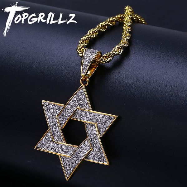 rillz hip hop men gold color plated necklace micro pave iced out cz stone star of david pendant necklaces with rope chainq0115, Golden;silver
rillz hip hop men gold color plated necklace micro pave iced out cz stone star of david pendant necklaces with rope chainq0115, Golden;silver
