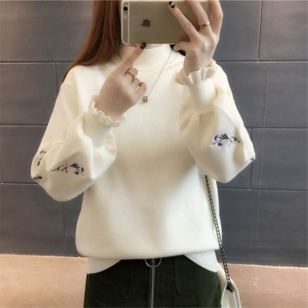 wholesale new autumn winter selling womens fashion casual warm nice sweater y94, White;black
wholesale new autumn winter selling womens fashion casual warm nice sweater y94, White;black