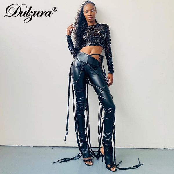 women's pants & capris dulzura pu fake leather high waist slit lace up bandage hollow out streetwear 2021 autumn winter clothes fashion, Black;white
women's pants & capris dulzura pu fake leather high waist slit lace up bandage hollow out streetwear 2021 autumn winter clothes fashion, Black;white