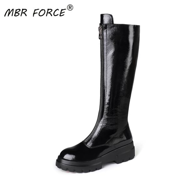 mbr force patent leather women knee-high boots thick bottom platform woman ladies autumn chunky motorcycle boots 1026, Black
mbr force patent leather women knee-high boots thick bottom platform woman ladies autumn chunky motorcycle boots 1026, Black