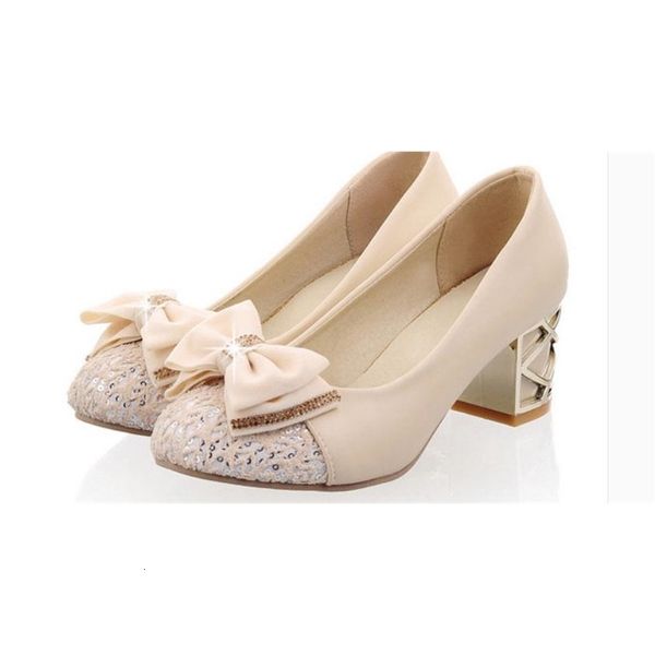 2021 send new style middle bowknot coarse heel round head women's single shoes spring vco4, Black
2021 send new style middle bowknot coarse heel round head women's single shoes spring vco4, Black