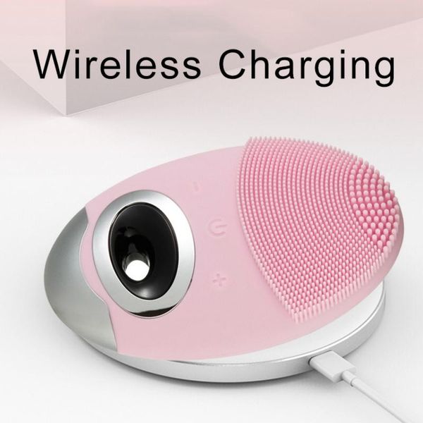 luxury facial cleansing brush instrument face massage brush sonic vibrating silicone facial cleanser wireless charging
luxury facial cleansing brush instrument face massage brush sonic vibrating silicone facial cleanser wireless charging