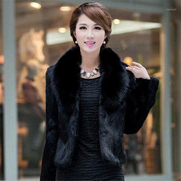 kmetram faux fur coat winter jacket women clothes 2020 fur collar coats and jackets women outwear chaqueta mujer my1, Black
kmetram faux fur coat winter jacket women clothes 2020 fur collar coats and jackets women outwear chaqueta mujer my1, Black