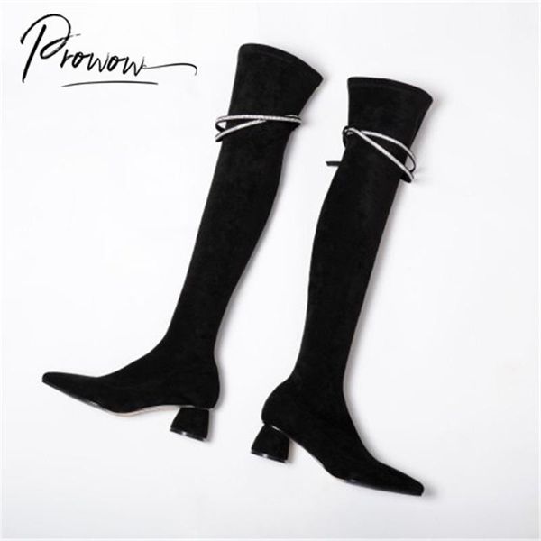 boots prowow fashion style black women over the knee pointed toe slip on thick mid heel winter shoes woman1
boots prowow fashion style black women over the knee pointed toe slip on thick mid heel winter shoes woman1
