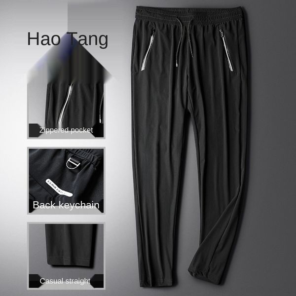 fgvy2 summer men's tight casual casual pantsmen's large loose breathable ice silk pants thin leggings pants air conditioning elast, Blue
fgvy2 summer men's tight casual casual pantsmen's large loose breathable ice silk pants thin leggings pants air conditioning elast, Blue