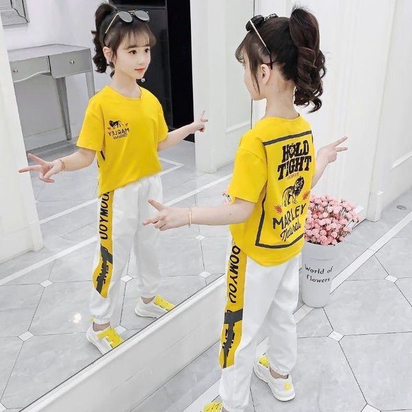 tracksuit for girl 2020 summer hop casual sports suit female korean version of the loose short sleeve t-shirt pant 2 piece set, White
tracksuit for girl 2020 summer hop casual sports suit female korean version of the loose short sleeve t-shirt pant 2 piece set, White
