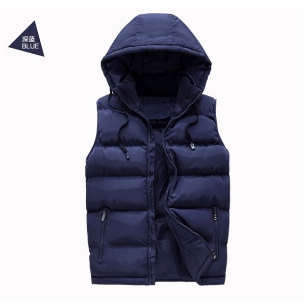 winter warm outerwear waistcoat casual men hooded jacket man sleeveless men's vest y201123, Black;white
winter warm outerwear waistcoat casual men hooded jacket man sleeveless men's vest y201123, Black;white