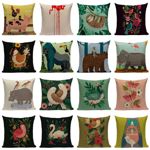 gorilla pig cartoon animal cushion cover throw pillow cotton linen car sofa bedroom home decor handmade customized pillow case
gorilla pig cartoon animal cushion cover throw pillow cotton linen car sofa bedroom home decor handmade customized pillow case