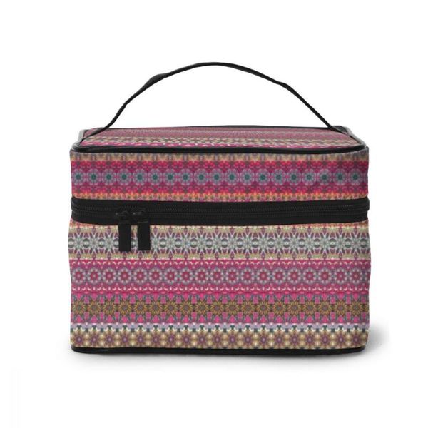 noisydesigns cosmetic bags colored geometric travel professional brush necessaries make up case beauty portable tote makeup bag 
noisydesigns cosmetic bags colored geometric travel professional brush necessaries make up case beauty portable tote makeup bag