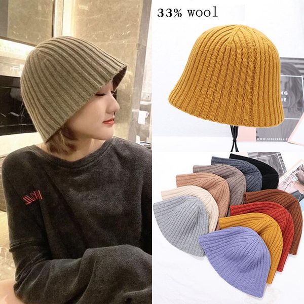caluriri autumn winter solid color women knitted wool melon cap outdoor fashion student basin cap beanie bucket hat for girls, Blue;gray
caluriri autumn winter solid color women knitted wool melon cap outdoor fashion student basin cap beanie bucket hat for girls, Blue;gray