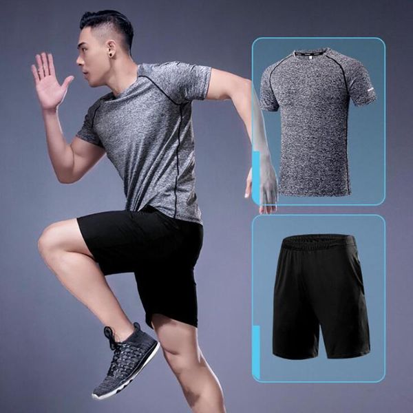 gym clothes set men summer running tshirt shorts jersey set jogging quick dry sport t shirt running suit sportswear, White;black
gym clothes set men summer running tshirt shorts jersey set jogging quick dry sport t shirt running suit sportswear, White;black