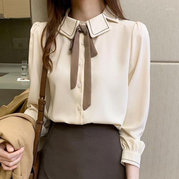 women's blouses & shirts fashion women clothing korean office lady long sleeve bow tie chiffon blouse shirt blusa feminina1, White
women's blouses & shirts fashion women clothing korean office lady long sleeve bow tie chiffon blouse shirt blusa feminina1, White