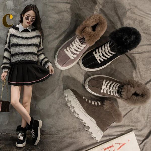 кожаные сапоги женщин шерсти зимы теплый кроссовки платформы snow boots женщины 2020 голеностопного женский причинная обуви, Black
кожаные сапоги женщин шерсти зимы теплый кроссовки платформы snow boots женщины 2020 голеностопного женский причинная обуви, Black