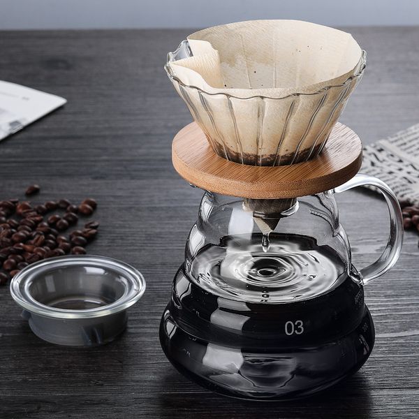 700ml/500ml/300ml wooden brackets glass coffee dripper and pot set japness style v60 glass coffee filter reusable pour over 1021
700ml/500ml/300ml wooden brackets glass coffee dripper and pot set japness style v60 glass coffee filter reusable pour over 1021