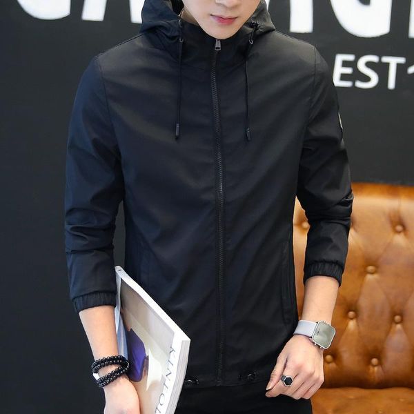 2020 autumn and winter men's coat new style korean-style slim fit casual hooded jacket youth plus velvet men's wear solid color, Black
2020 autumn and winter men's coat new style korean-style slim fit casual hooded jacket youth plus velvet men's wear solid color, Black