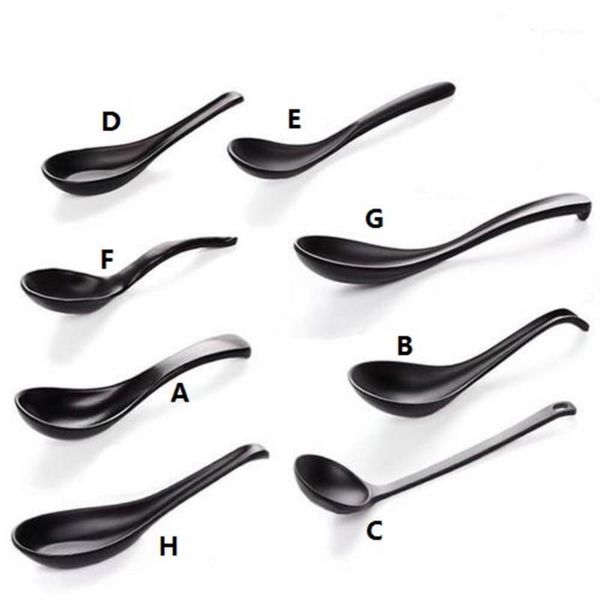 spoons soup spoon black matte ladle plastic japanese style melamine tableware anti-fall tortoise shell shaped kitchen tools1
spoons soup spoon black matte ladle plastic japanese style melamine tableware anti-fall tortoise shell shaped kitchen tools1