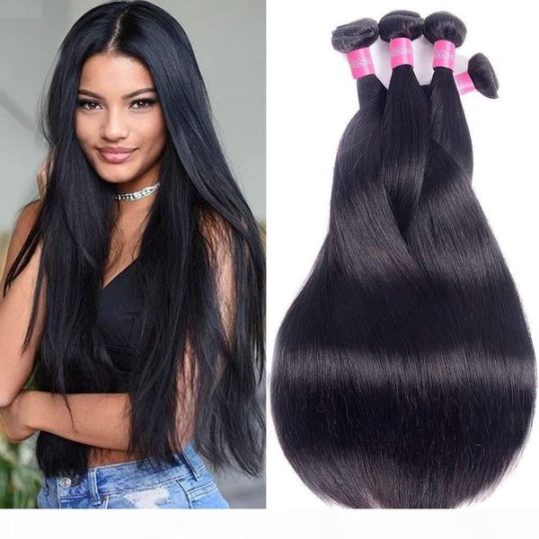 brazilian human hair extensions 3 bundles silky straight 95-105g piece straight virgin hair 3pcs lot natural color 8-30inch, Black
brazilian human hair extensions 3 bundles silky straight 95-105g piece straight virgin hair 3pcs lot natural color 8-30inch, Black