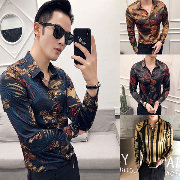 men shirt slim fit fashion animal printed mens dress shirts camisa social masculina long sleeve shirt men clothes mauchley, White;black
men shirt slim fit fashion animal printed mens dress shirts camisa social masculina long sleeve shirt men clothes mauchley, White;black