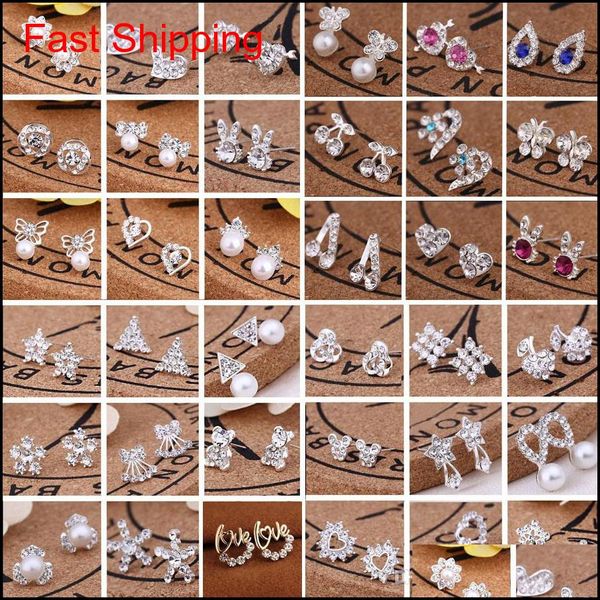 sell 45 styles creative ear studs fashion snowflake beer crystal rhinestone pearl ear studs qylnkb nana_shop, Golden;silver
sell 45 styles creative ear studs fashion snowflake beer crystal rhinestone pearl ear studs qylnkb nana_shop, Golden;silver