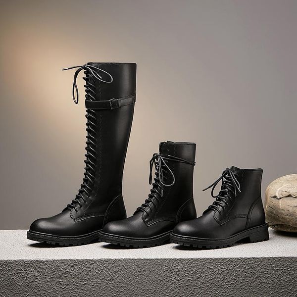 boots style knee-high genuine leather women motorcycle warm female winter shoes 100% cowhide, Black
boots style knee-high genuine leather women motorcycle warm female winter shoes 100% cowhide, Black