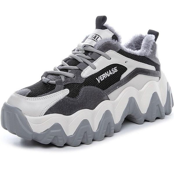 sneakers women 2020 winter new fashion warm women's shoes plus velvet thick bottom non-slip rubber wild casual women's shoes, Black
sneakers women 2020 winter new fashion warm women's shoes plus velvet thick bottom non-slip rubber wild casual women's shoes, Black