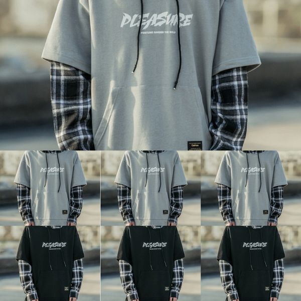 fake two piece sweater men's pullover pulloverpulloverfashion print pullover hoodie for men's patchwork plaid loose hoodie eok4z e, Black
fake two piece sweater men's pullover pulloverpulloverfashion print pullover hoodie for men's patchwork plaid loose hoodie eok4z e, Black