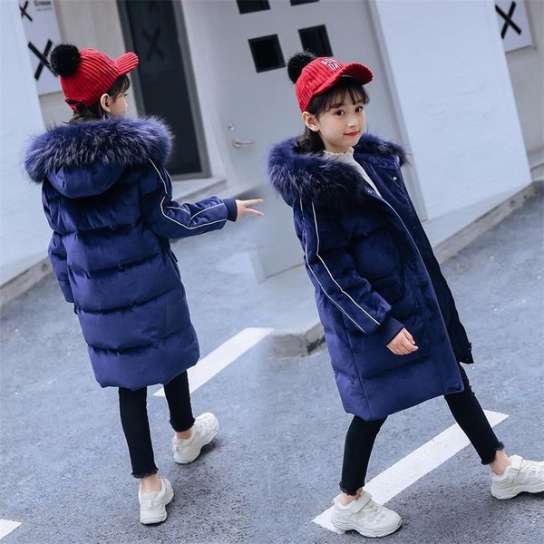 children's down jacket girls' mid long new korean children's wear girls' middle and big children's winter coat lj20, Blue;gray
children's down jacket girls' mid long new korean children's wear girls' middle and big children's winter coat lj20, Blue;gray