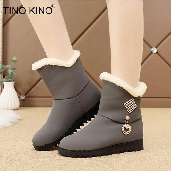 women snow boots ladies shoes winter ankle boots warm plush soft comfort woman non slip crystal casual female footwear, Black
women snow boots ladies shoes winter ankle boots warm plush soft comfort woman non slip crystal casual female footwear, Black