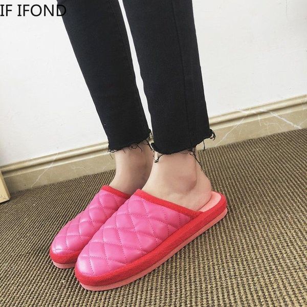 if ifond winter casual home solid women cotton slippers warm bedroom ladies flat shoes slides couples house slippers, Black
if ifond winter casual home solid women cotton slippers warm bedroom ladies flat shoes slides couples house slippers, Black