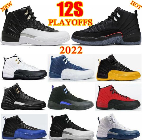 2022 12s playoffs utility grind basketball shoes 25th anniversary mens 12 sneakers triple black gym red dark grey white french blue gamma sp
2022 12s playoffs utility grind basketball shoes 25th anniversary mens 12 sneakers triple black gym red dark grey white french blue gamma sp