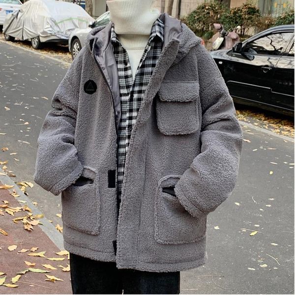 uyuk2020 winter coat men xinshi thick and cashmere lamb cargo temperament casual fashion cotton men's clothes homme1, Black
uyuk2020 winter coat men xinshi thick and cashmere lamb cargo temperament casual fashion cotton men's clothes homme1, Black