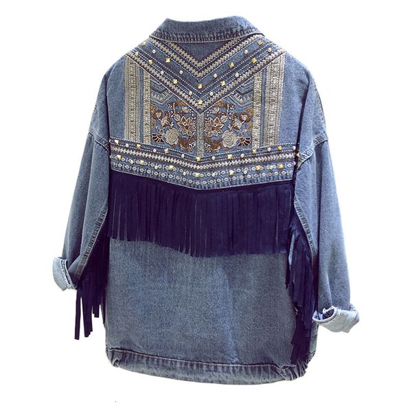 embroidery korean women's casual loose cowboy outerwear elegant single-breasted long sleeve denim jacket r358 8yev, Black;brown
embroidery korean women's casual loose cowboy outerwear elegant single-breasted long sleeve denim jacket r358 8yev, Black;brown