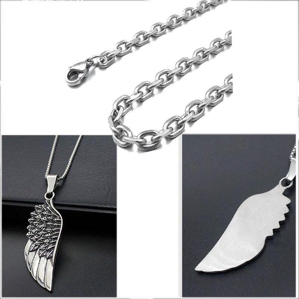 chains necklaces mens stainless steel pendants feather gifts for men accessories hip hop male necklace jewelry on the neck wholesale, Silver
chains necklaces mens stainless steel pendants feather gifts for men accessories hip hop male necklace jewelry on the neck wholesale, Silver