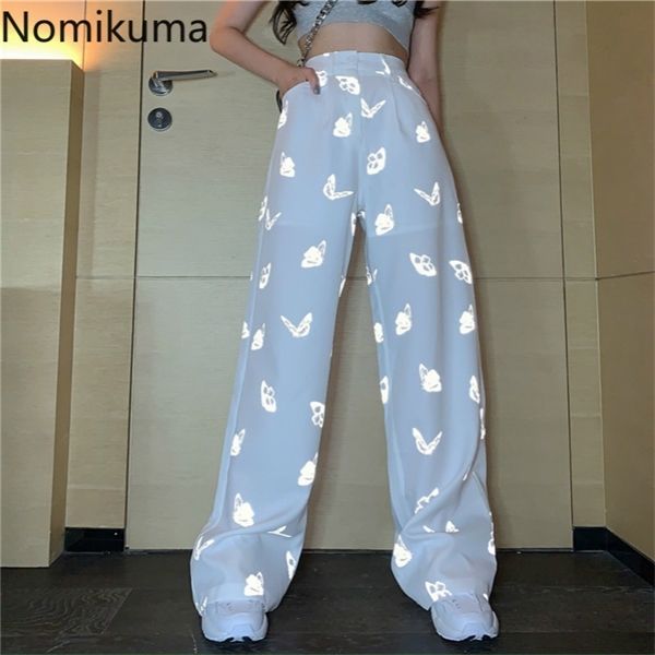 nomikuma women laser butterfly high waist long trousers 2020 summer new korean causal wide leg pants femme 6a743 1017, Black;white
nomikuma women laser butterfly high waist long trousers 2020 summer new korean causal wide leg pants femme 6a743 1017, Black;white
