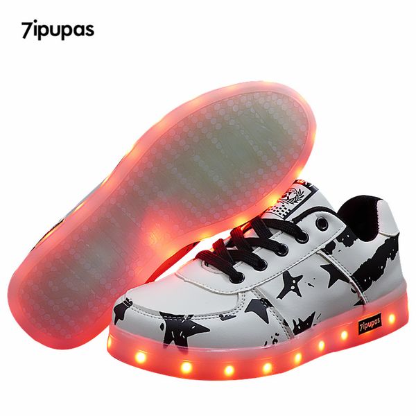 7ipupas led children shoes with usb charge 11 colors boy&girl glowing controllable lamp flashing sport casual luminous sneakers, Black;red
7ipupas led children shoes with usb charge 11 colors boy&girl glowing controllable lamp flashing sport casual luminous sneakers, Black;red